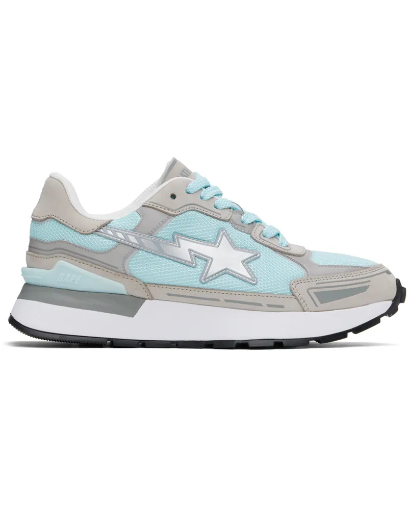 BAPE Blue & Gray Road STA Express #3 Sneakers Sax