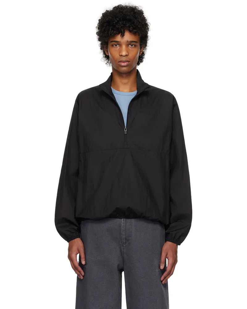 LE 17 SEPTEMBRE Black Re-Nylon Anorak Black