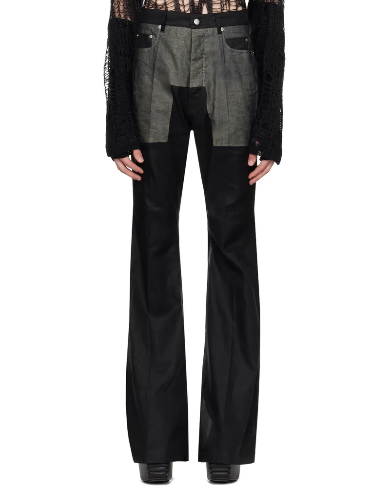 Rick Owens Black Bolan Trousers 09