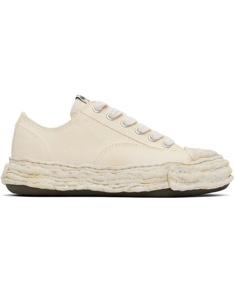 MIHARAYASUHIRO Beige 'Peterson23' OG Sole Garment Dyed Canvas Sneakers Beige