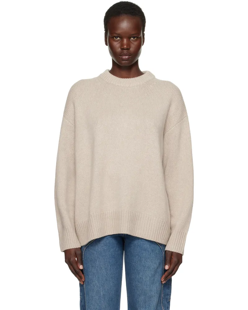 Lisa Yang Taupe Renske Sweater Sa