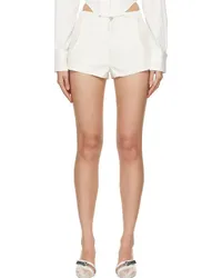 Dion Lee Off-White Parachute Shorts Ivory