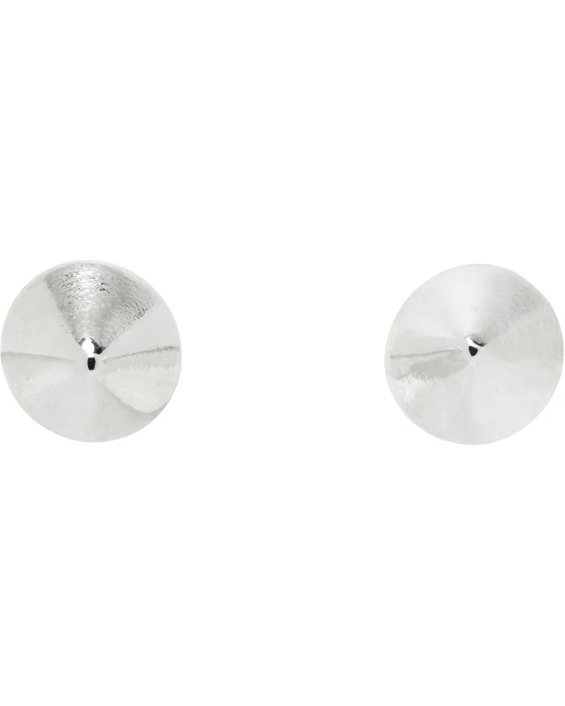 Martine Ali Cone Spike Earrings Silver