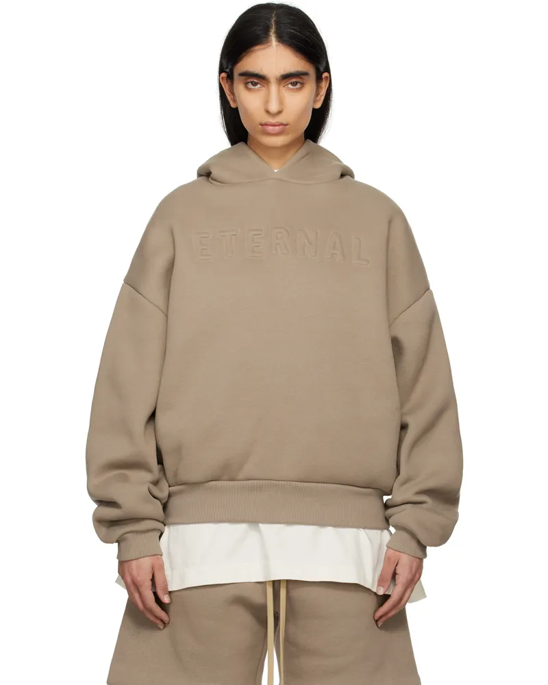 Fear of God Beige 'Eternal' Hoodie Dusty