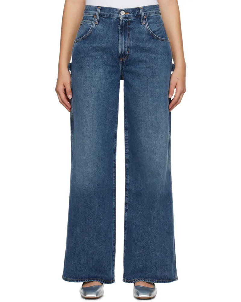 AGOLDE Blue Magda Jeans Darkness