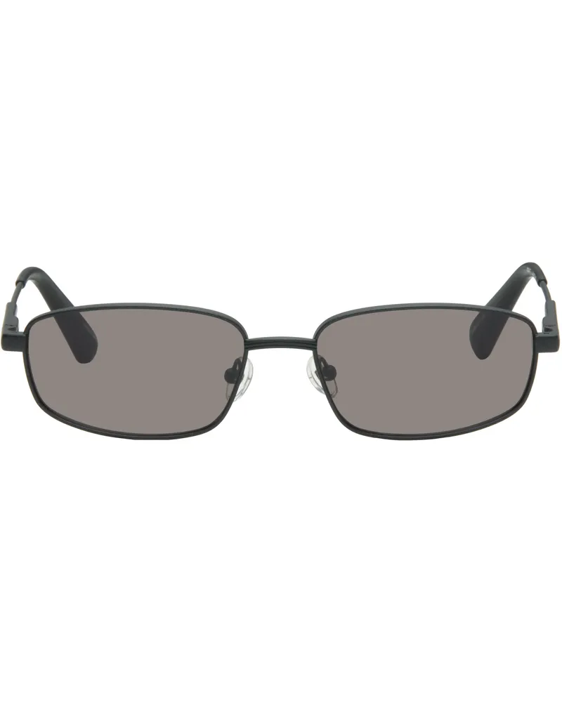 Jacquemus Black 'The Sera' Sunglasses 9bd