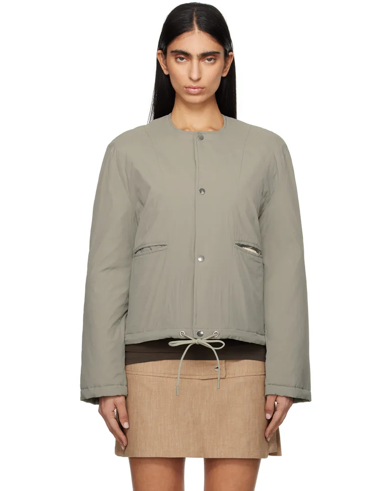 Paloma Wool Khaki Ebner Reversible Down Jacket 620