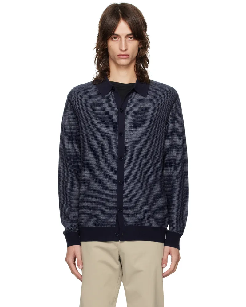 Paul Smith Navy Button Through Cardigan 49