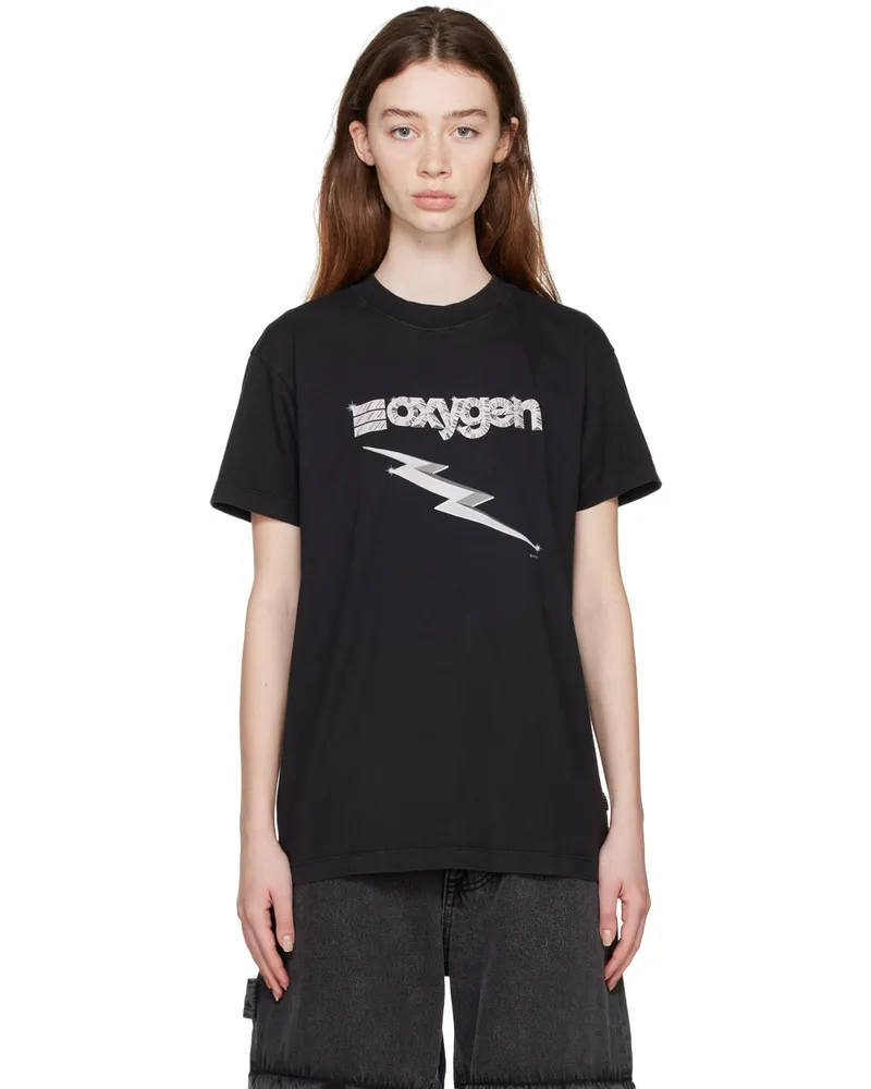 Eytys Black Jay T-Shirt Oxygen