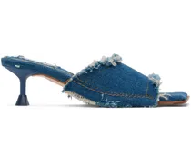 Blue Betina Denim Heeled Sandals