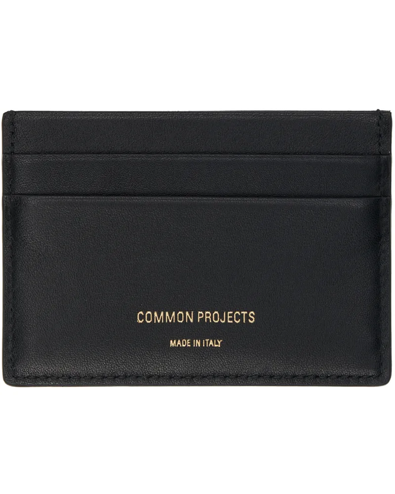 Common Projects Black Multi Card Holder 7547