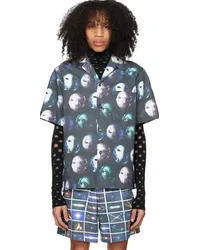 Maisie Wilen SSENSE Exclusive Black Calcium Shirt Bubble