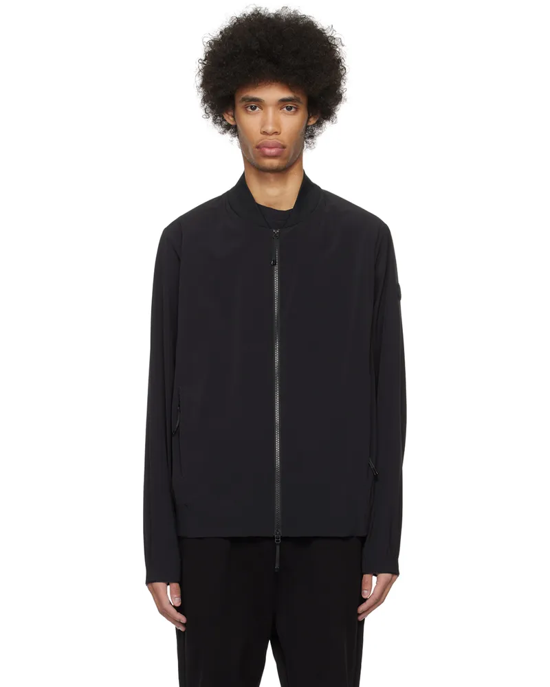 Moncler Black Bernesi Bomber Jacket Black