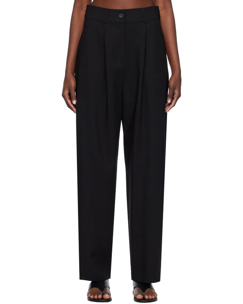 La Collection Black Sada Trousers Black