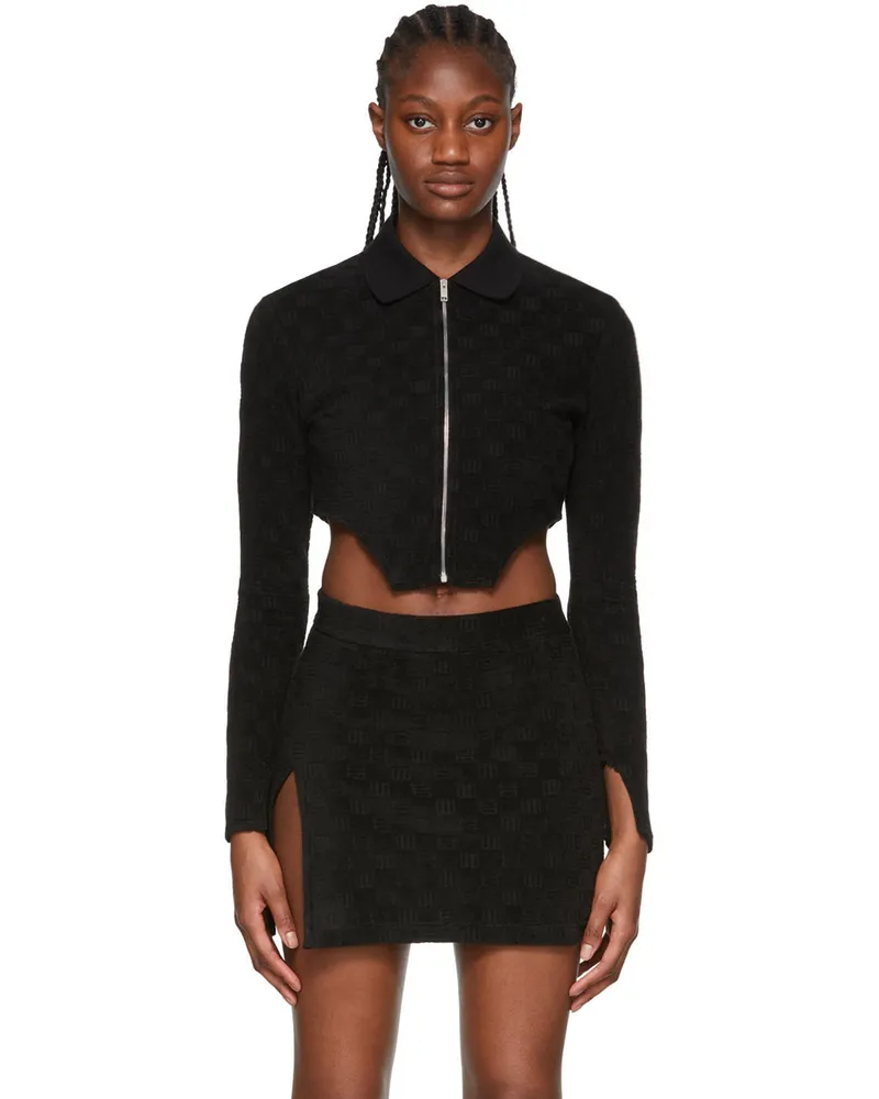 AMBUSH Black Cotton Sweater Black