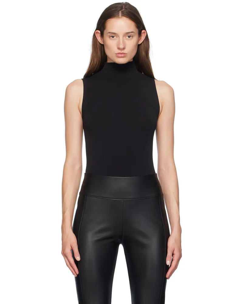 Wolford Black String Bodysuit 7005
