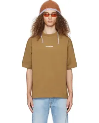 Acne Studios Brown Printed T-Shirt Dgy