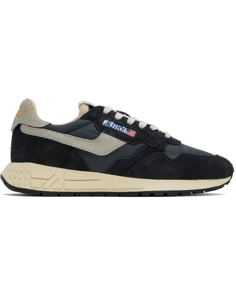 AUTRY Black Reelwind Low Sneakers Nylon