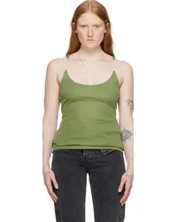 Y/PROJECT SSENSE Exclusive Green Tank Top Green