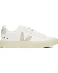 VEJA White Campo ChromeFree Leather Sneakers White_natural