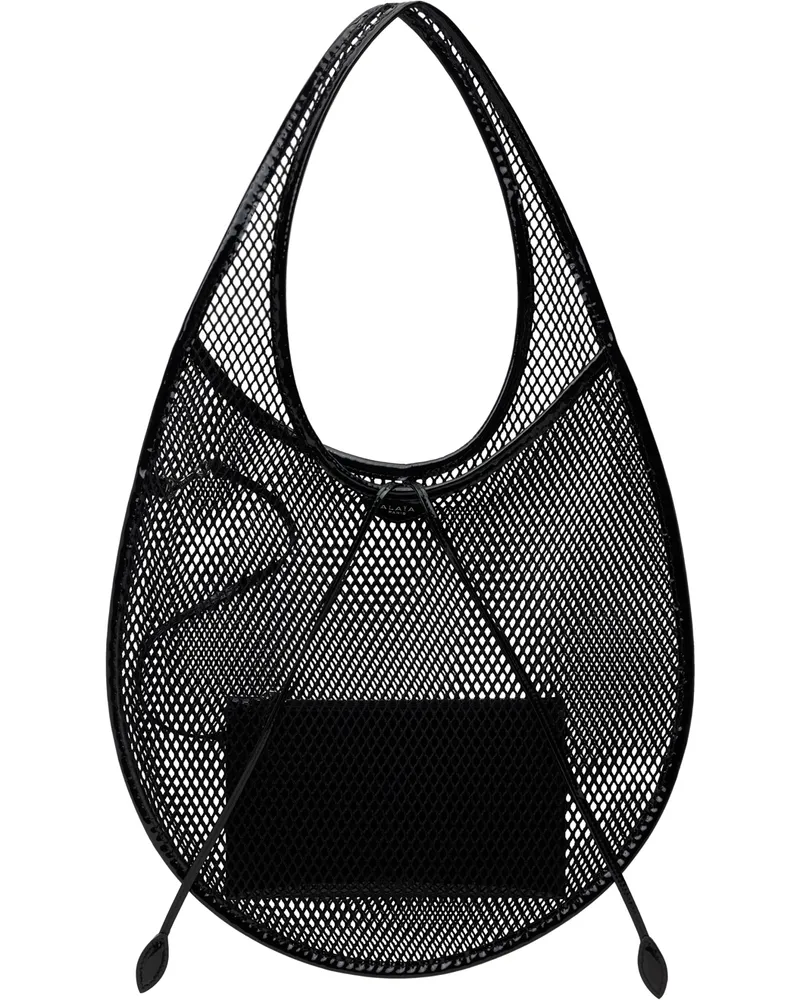 Alaïa Black One Piece Medium Fishnet Bag 999