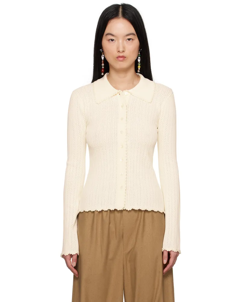 Sea Beige Abbie Cardigan Cream