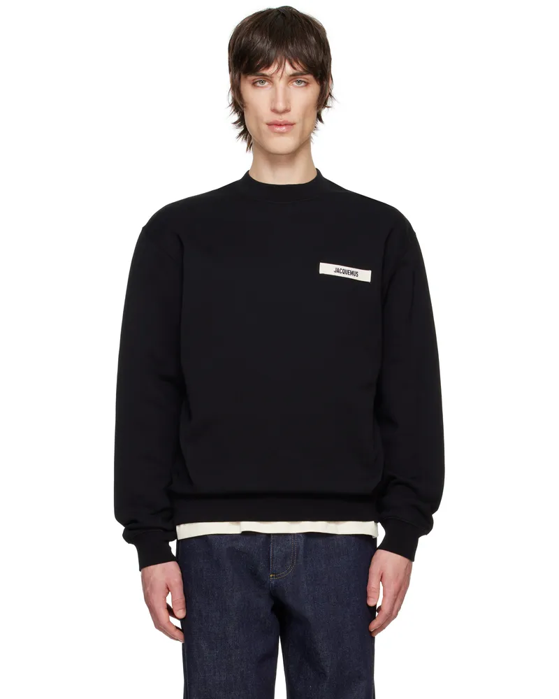 Jacquemus Black Les Classiques 'The Gros Grain' Sweatshirt 990