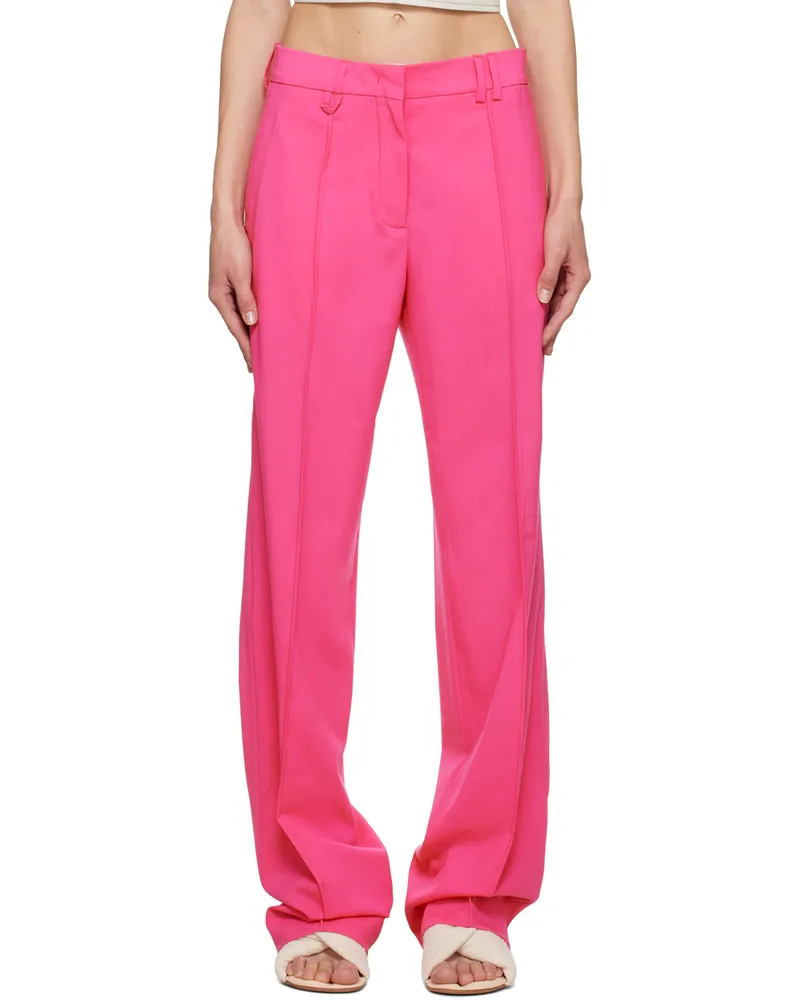 Jacquemus Pink Le Papier 'Le Pantalon Camargue' Trousers 430