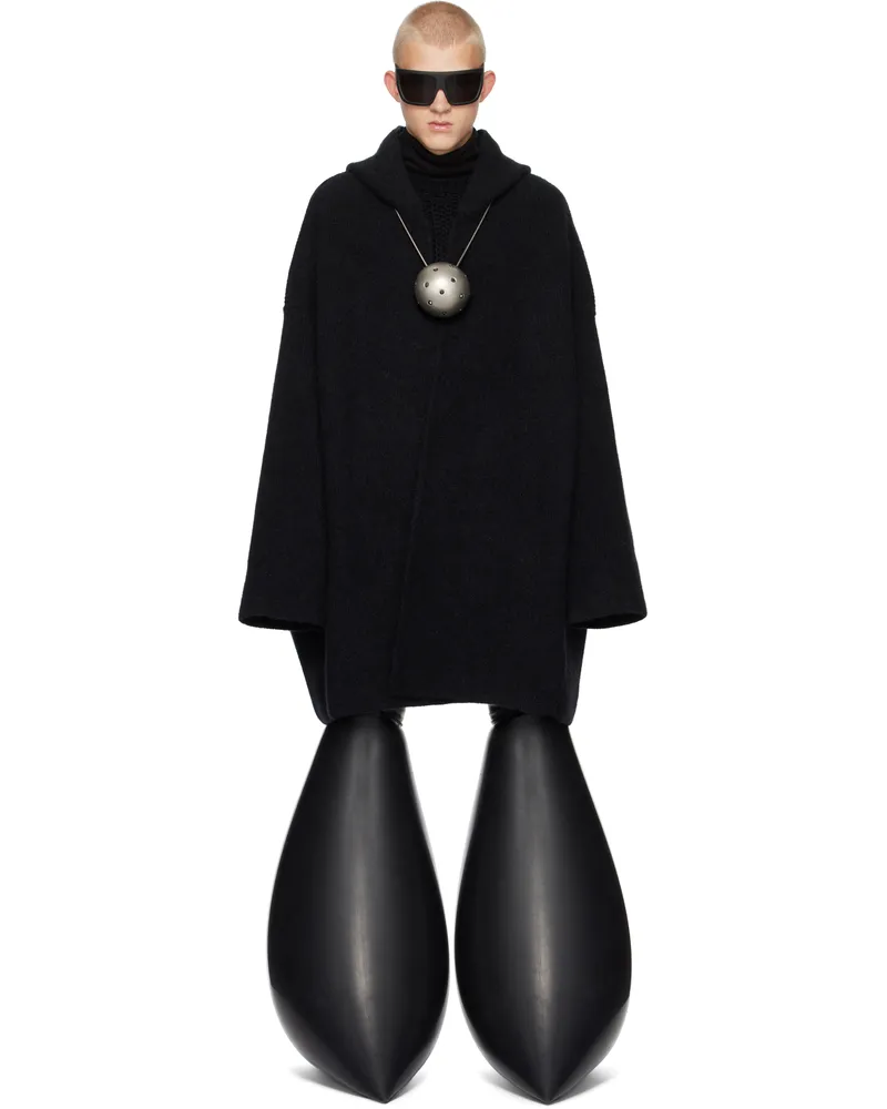 Rick Owens Black Porterville Jumbo Hooded Peter Hoodie 09