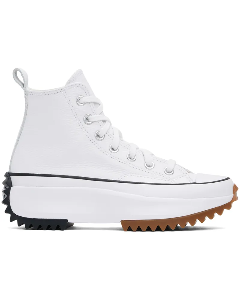 Converse White Run Star Hike Hi Sneakers White