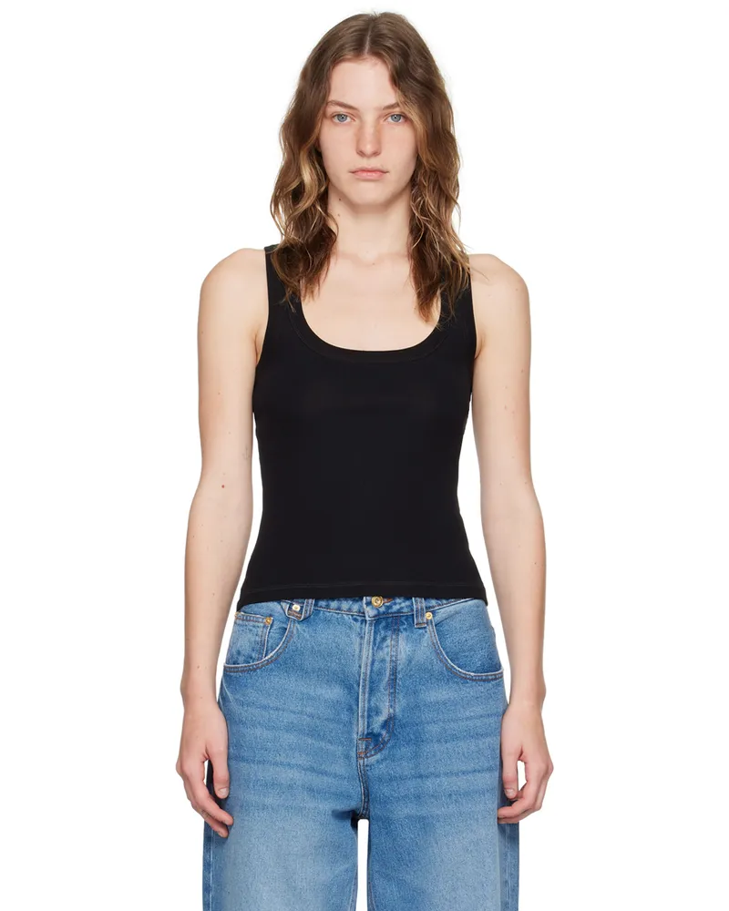 Jacquemus Black Les Classiques 'Le débardeur Gros Grain' Tank Top 990