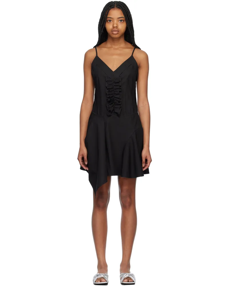 Commission Black Recess Minidress Black