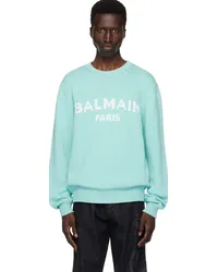 Balmain Blue ' Paris' Sweater Snc