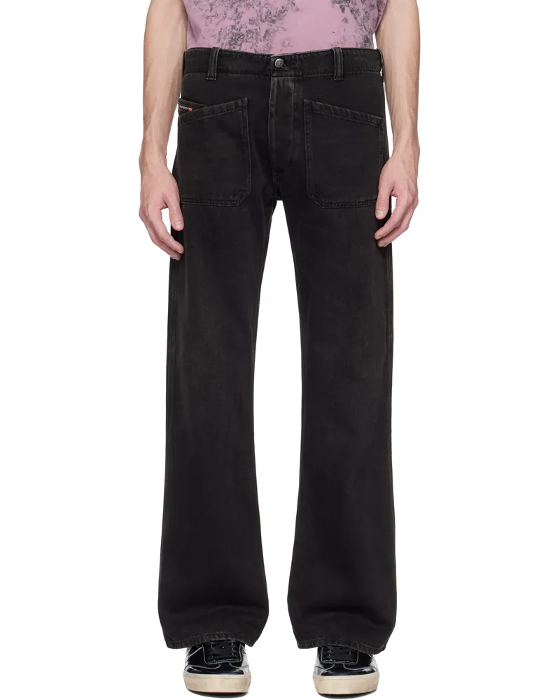 Diesel Black Bootcut D-Moorix 09j96 Jeans 2