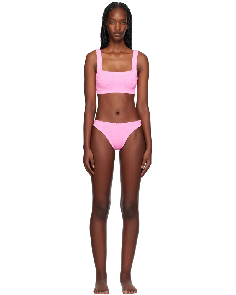 Hunza G Pink Xandra Bikini Bubblegum