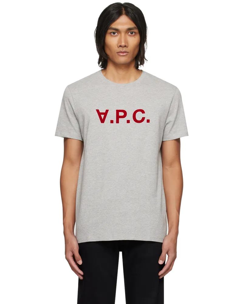 A.P.C. Gray VPC T-Shirt Gris