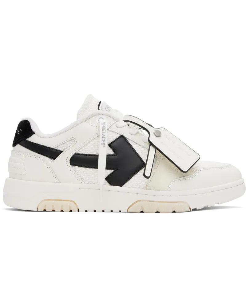OFF-WHITE White Slim 'Out Of Office' Sneakers White