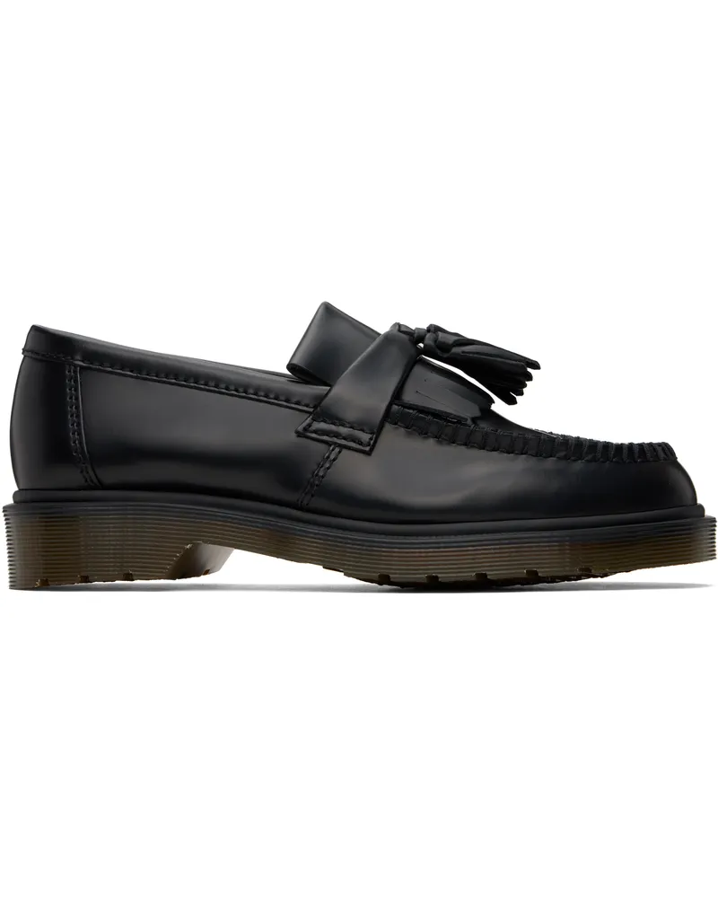 Dr.Martens Black Adrian Smooth Leather Tassel Loafers Black