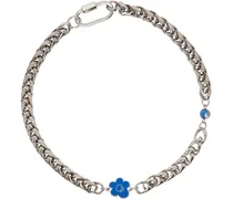 SSENSE Exclusive Silver Flower Necklace