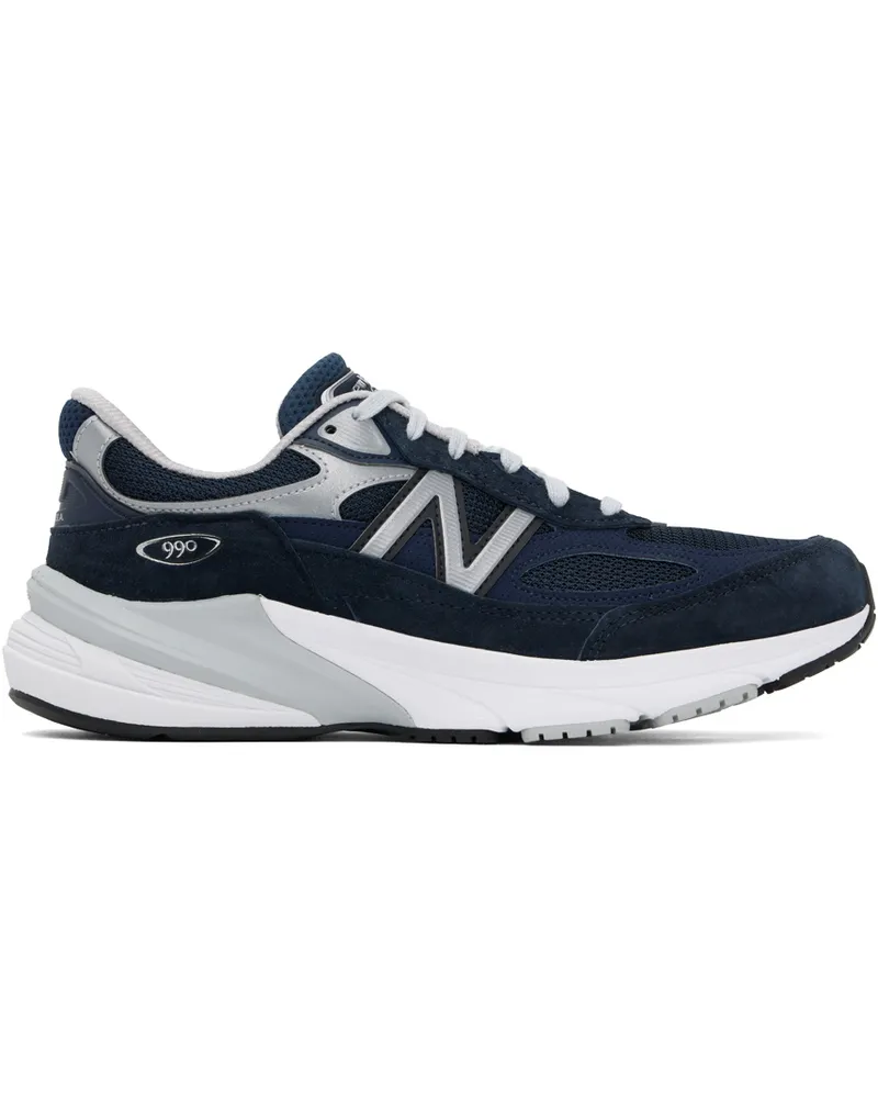 New Balance Navy Made in USA 990v6 Sneakers Navy