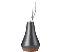 Black Tikal Mediano Vase