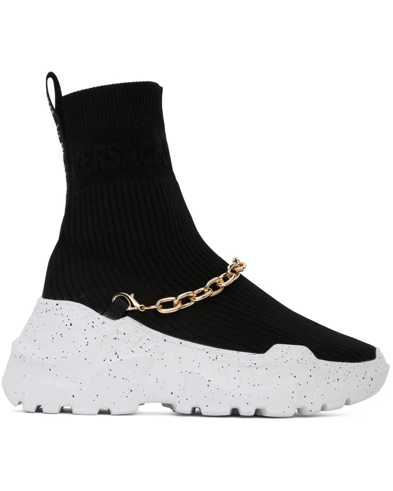 Versace Jeans Black Speedtrack Sneakers E899
