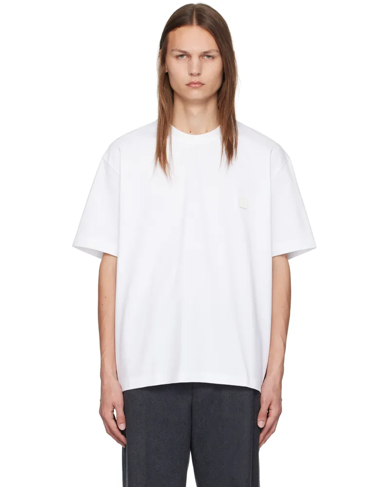 SOLID HOMME White 'Quantum' T-Shirt 721w