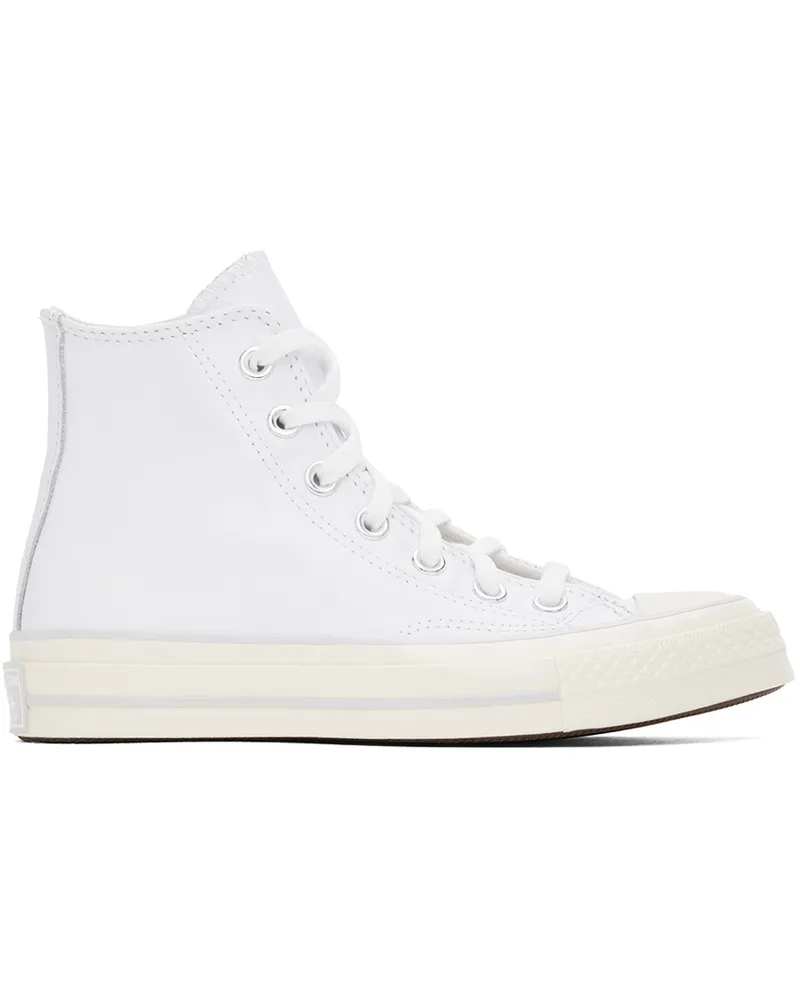 Converse White Chuck 70 Leather Sneakers Wht