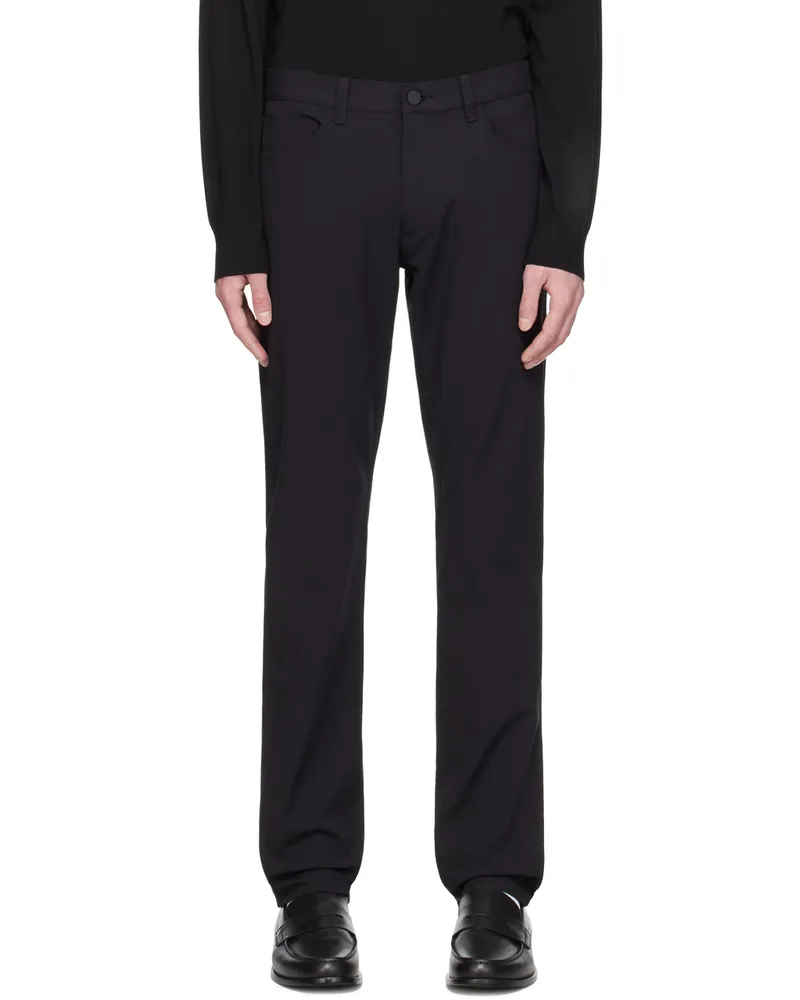 Theory Black Raffi Trousers Black