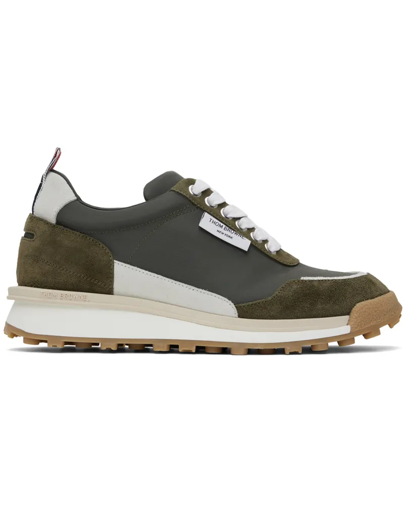 Thom Browne Khaki Alumni Sneakers 320
