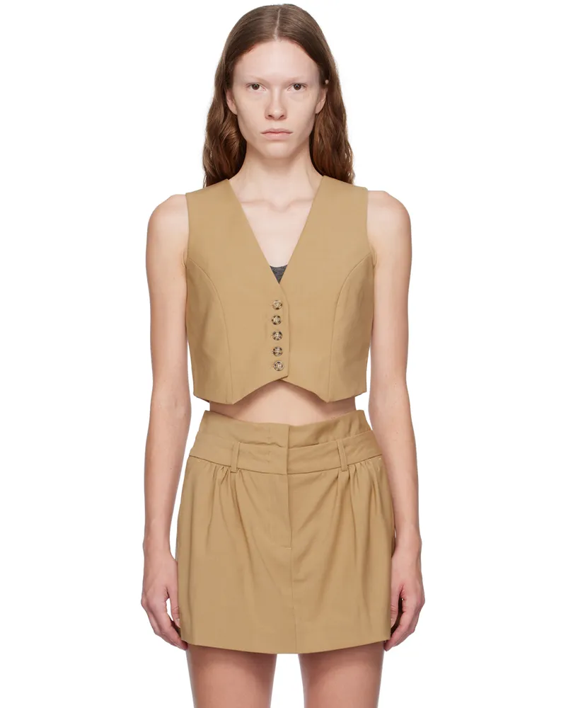 The Garment Brown Pisa Vest Camel
