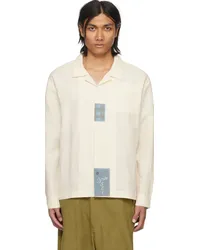 STORY mfg. Off-White Greetings Long Sleeve Shirt Ecru