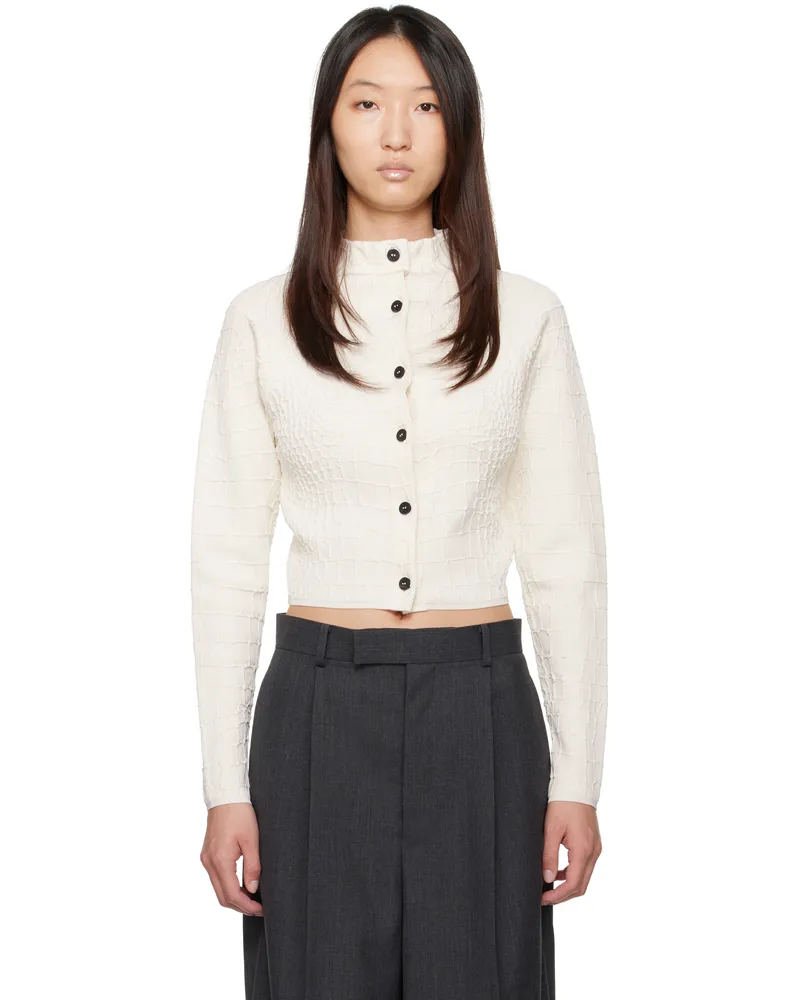 Jacquemus Off-White La Croisière 'The Scala' Cardigan 110