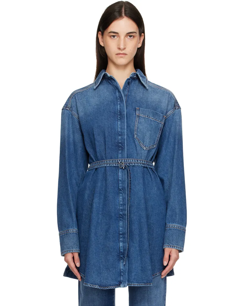 SPORTMAX Blue Eridani Denim Jacket 005